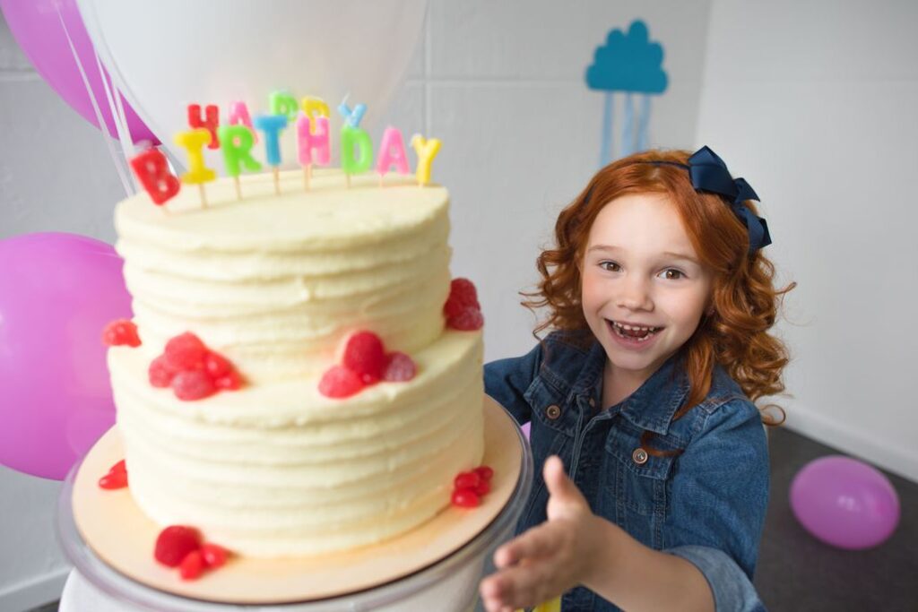 Kuchen zum Kindergeburtstag