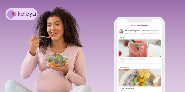 Schwangerschafts-App keleya - Viele Rezepte für die Schwangerschaft